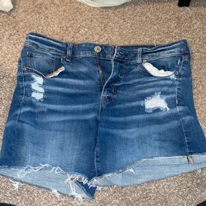 Blue American Eagle Jean Shorts